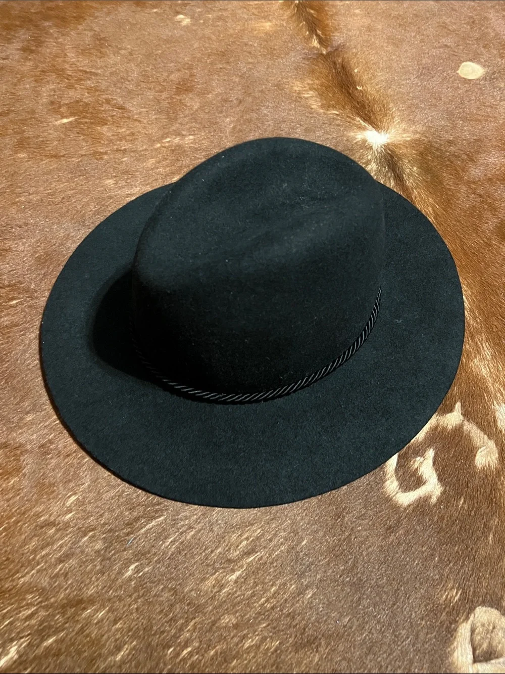 Club Monaco Black 100% Wool Hat